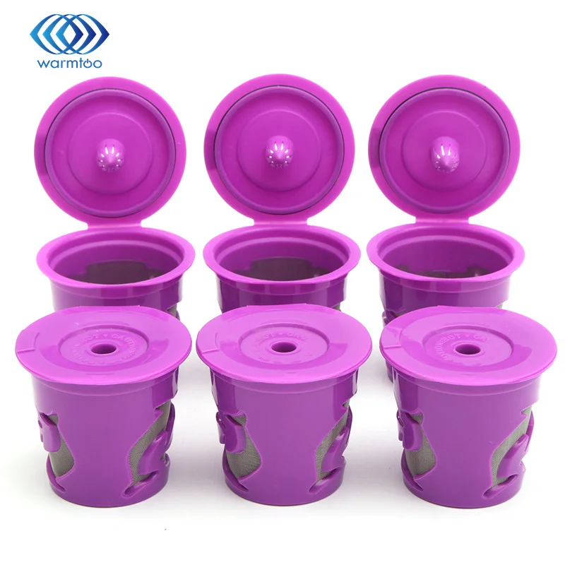 

Durable Quality Keurig K Cups Keurig 2.0 and 1.0 Refillable Reusable K Cup Coffee Filter 6-Packs
