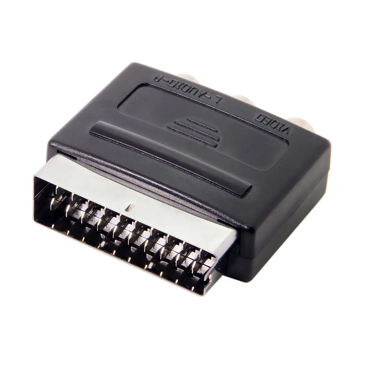 CY аудио видео композитный 3 RCA AV для Scart 21pin адаптер Microsoft Xbox и Европы