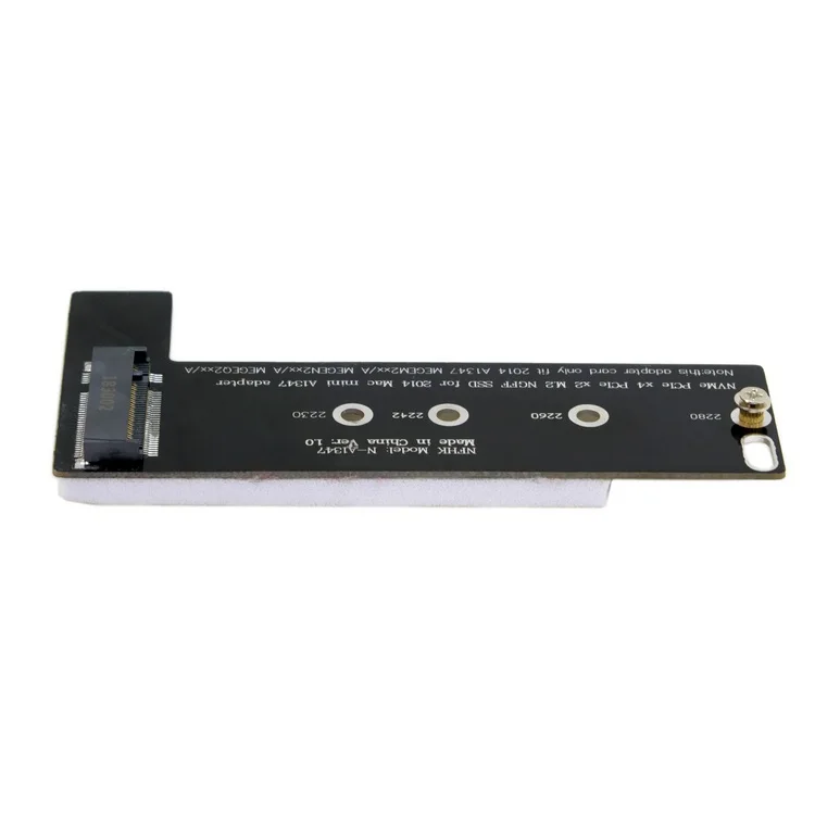M2 M.2 NGFF M Key NVME Конвертор адаптер карта для 2014 Macbook Mini A1347 MEGEN2 MEGEM2 MEGEQ2 SSD|Компьютерные