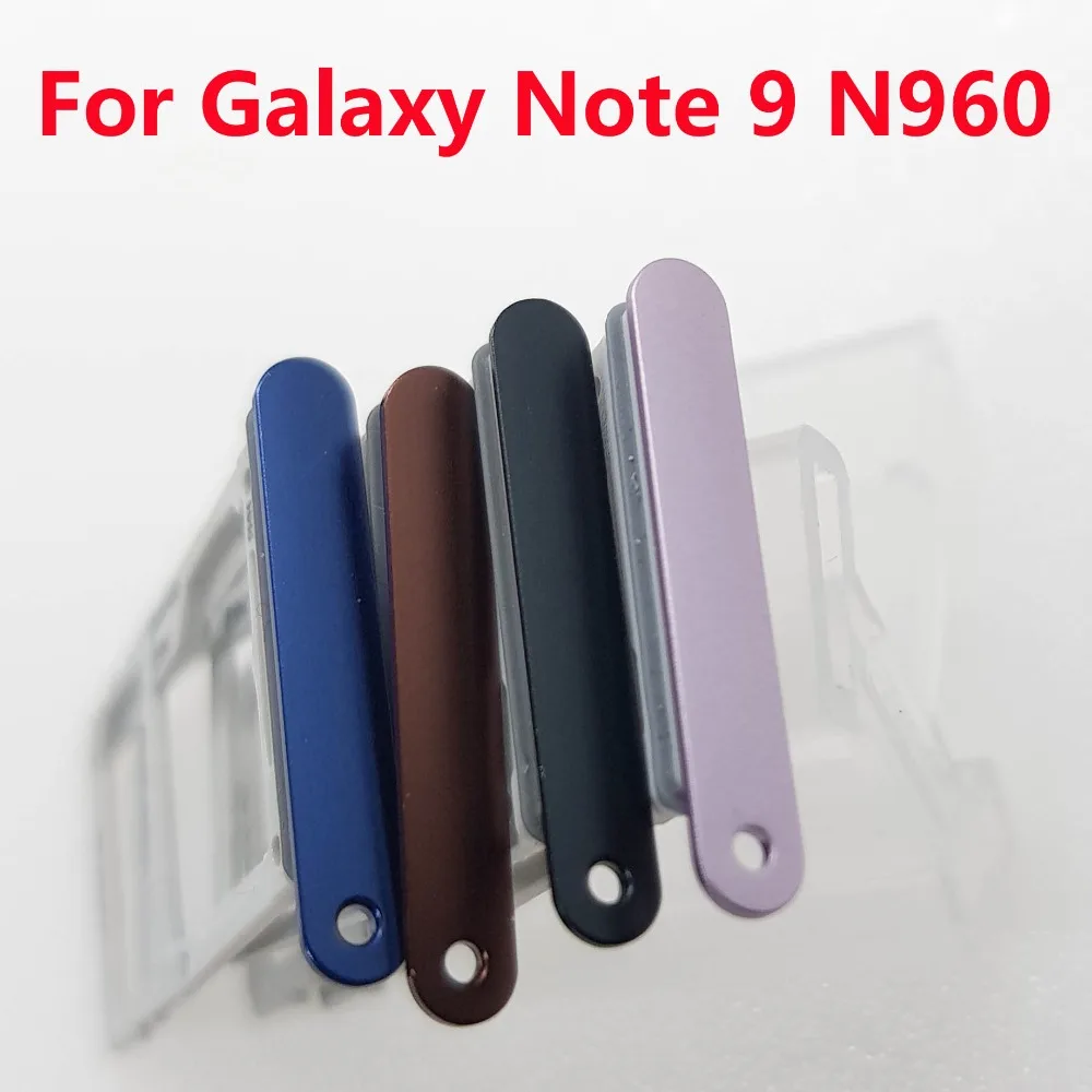 

BINYEAE 1set Single & Dual Sim Card Tray Slot+Micro SD Card Tray For Samsung Galaxy Note 9 N960 N960F N960FD N960U