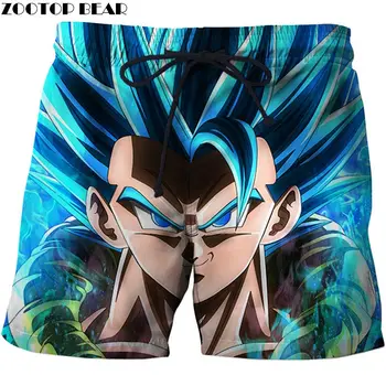 

Happy Expression Dragon Ball Men Beach Shorts Watersport Casual Plage Shorts Male Quick Dry Breathable Drop Ship ZOOTOP BEAR