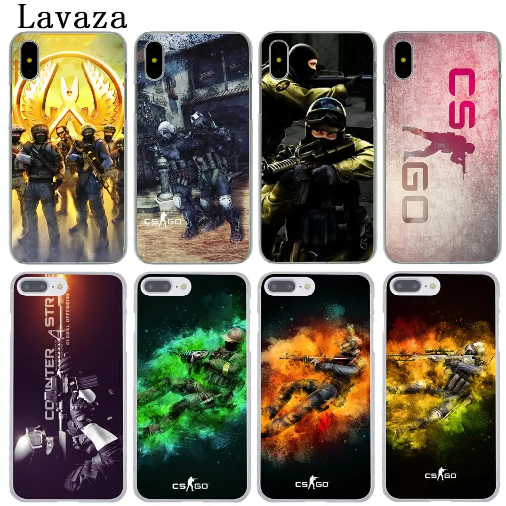 

Lavaza Counter Strike Global Offensive csgo cs go Hard Phone Case for iPhone XR X 11 Pro XS Max 7 8 6 6S 5 5S SE 4S 4 10 Cover