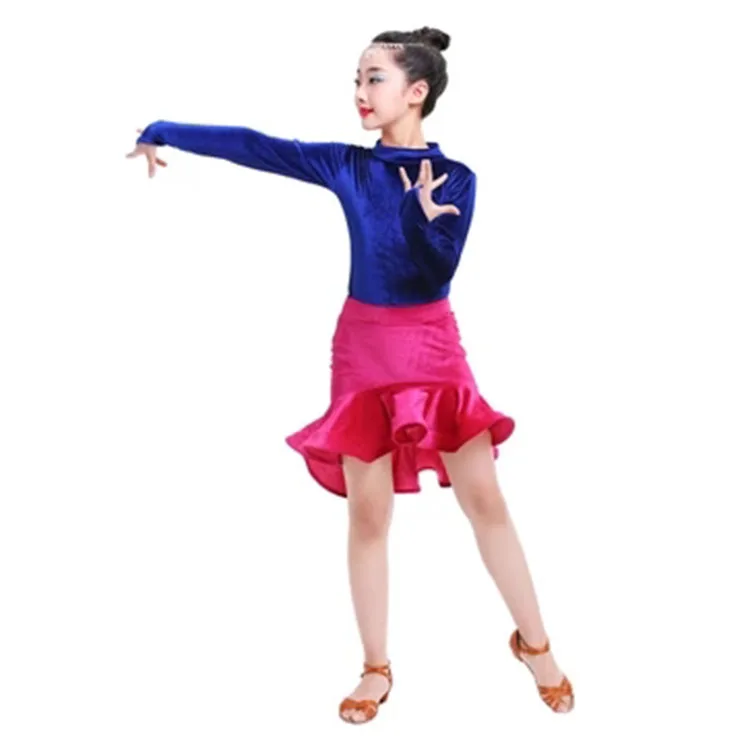 Child Latin dance costume (3)