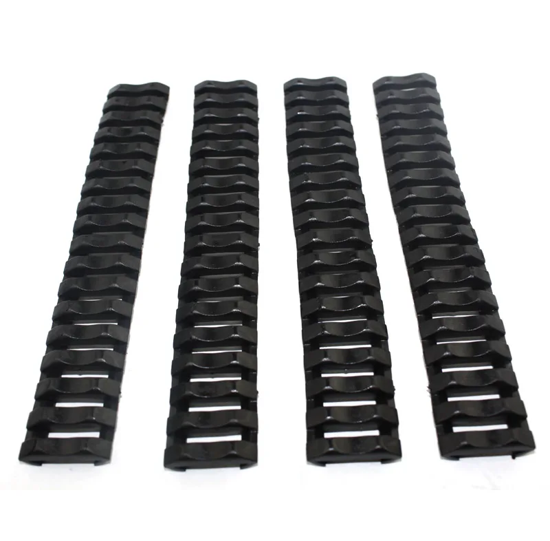 

4pcs/set Picatinny Weaver Quad Rail Low Profile Handguard Ladder rail Covers 18 Slots