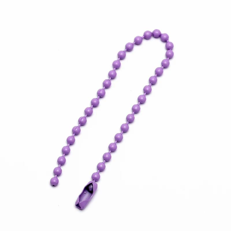 REGELIN 50 шт./лот 12 см длина красочные ожерелья из бусинок подходит брелок/Куклы/этикетки ручной элементы для украшений DIY ювелирных изделий - Цвет: light purple