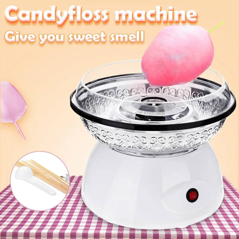 

Household DIY Cotton Candy Maker 306 Stainless Steel Sugar Machine Sweet Floss Food Processors Machine Kids Gift