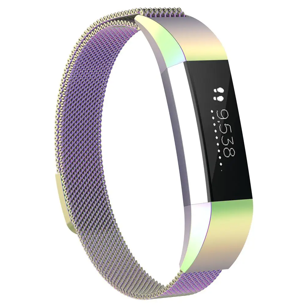 

Colorful Magnetic Wristband Strap Replacement For Fitbit Ace Kids Smart Bracelet Children Strap Adjustable with Metal Buckle