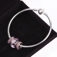 DIY, синие/фиолетовые/красные/зеленые браслеты с бусинами из кристаллов, браслеты, змеиная цепочка, очаровательные браслеты, подходят для женщин, Pulsera