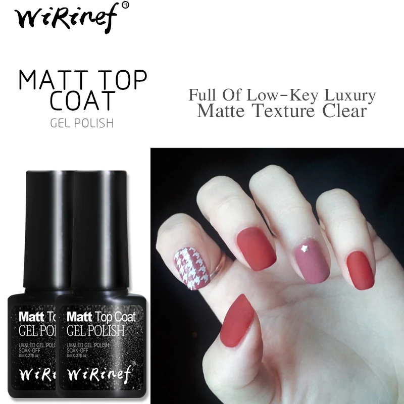 Матовый Гель лак wisinef для ногтей 8 мл Lucky Gel отмачиваемый УФ гель легко Очищающий