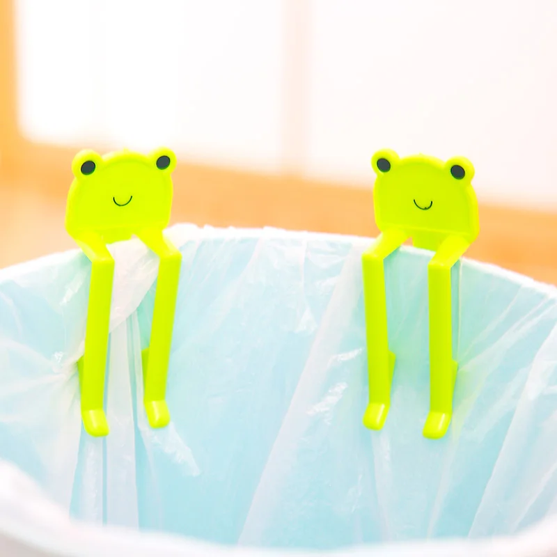 

Bag Clips Cartoon rubbish bucket clip garbage bags fitted clip bucket side-knotted slip-resistant clip L-010