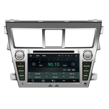 

2 DIN Android 10 Radio Car DVD Player GPS Headunit for TOYOTA Vios Belta Yaris Sedan 2006-2012 Multimedia Car Stereo Satnav