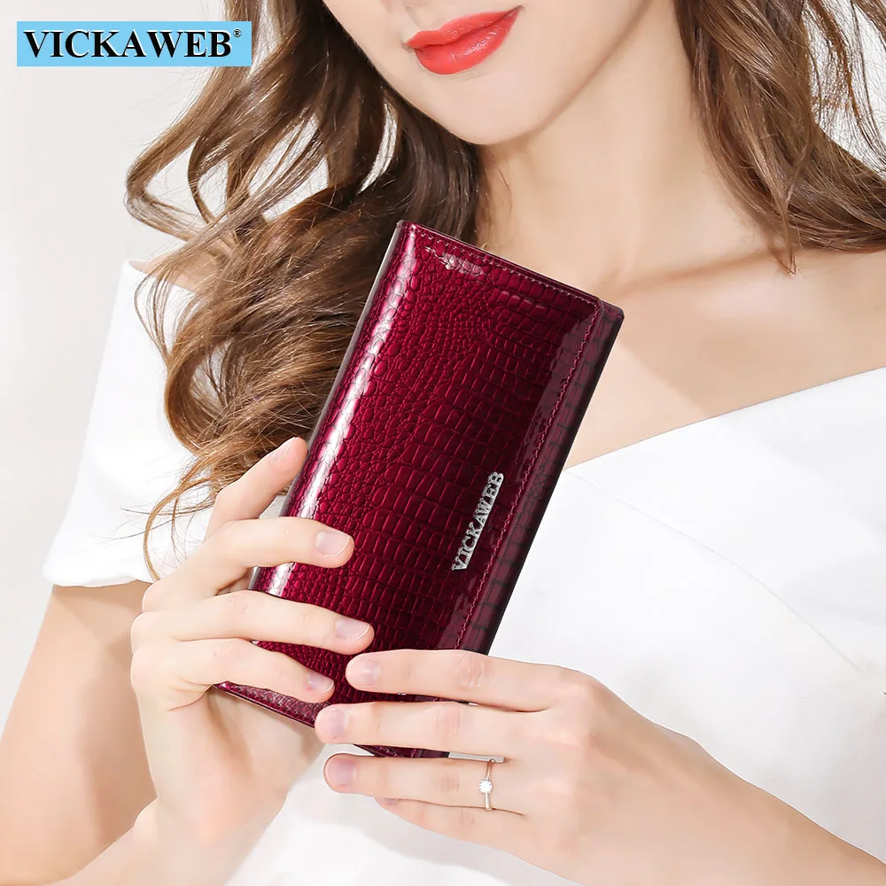 Beste Vrouwen Portefeuilles Echt Lederen Portemonnee Vrouwelijke Portemonnee Lange Portemonnees Houders Portemonnee Hasp Mode Vrouwen Portefeuilles En Portemonnees