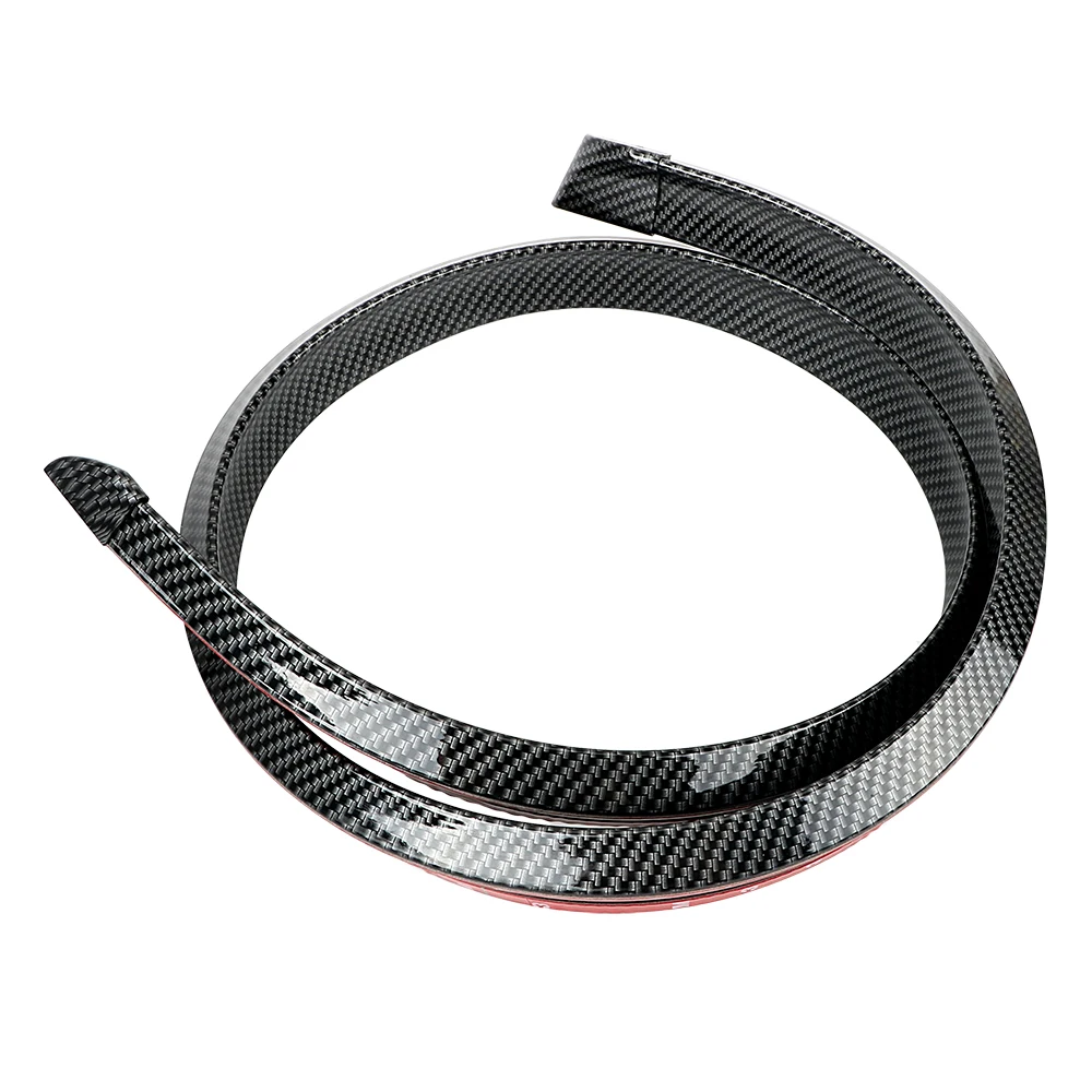 Universal Self Adhesive Trim 5ft Car Rear Roof Wing Lip Bright Trunk