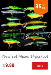 30 шт./лот рыболовные приманки жесткие приманки 30 цветов микс Minnow Lure и VIB Bait Crankbait пластиковые рыболовные снасти Pesca