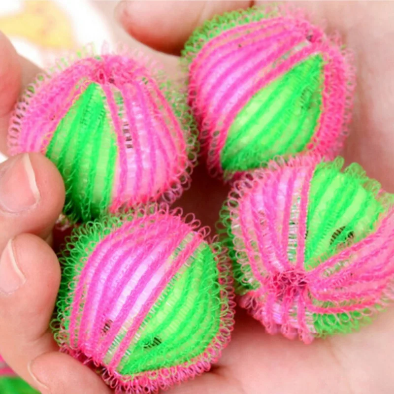 

6pcs Magic Laundry Ball Hair Removal Decontamination 3.5cm Clothing Care Cleaning Ball Useful Laundry Washing Machine Product