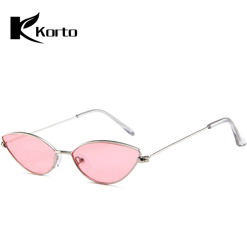

70S 80S Party Shades 90S Cat Eye Sunglasses for Women Small Lenses Ladies Eyeglasses Zonnebril Dames Men Vintage Cateyes Glasses