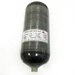 AC3120 высокое давление 4500psi 12L Охота емкость для пневматики с предварительной накачкой, для пейнтбола винтовка углерода волокно цилиндр