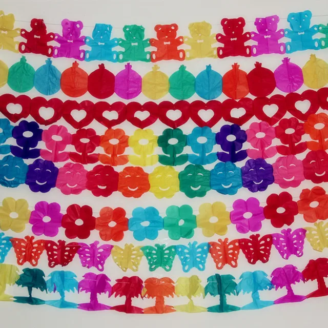 3m children s day cartoon colored paper garlands baby nursery