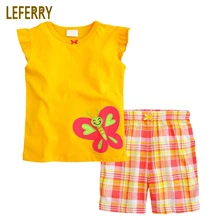 100% Cotton Girls Clothes Kids Girls Summer Set Soft Children Clothing Baby Girls Clothing Sets Embroidery T-shirt + Shorts 100% Cotton Girls Clothes Kids Girls Summer Set Soft Children Clothing Baby Girls Clothing Sets Embroidery T-shirt + Shorts