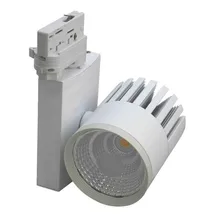 4-wiees trcck 3-фазный 30 Вт черный/белый Корпус осветительная панель для телевещания с высоким CRI 90Ra CREE COB светодиодный Трековый светильник AC85-265V