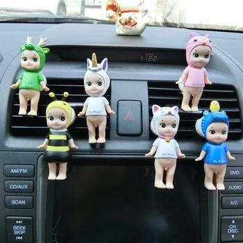 

Car Perfume Clip Animal Angel Dolls Fragrance Air Vent Freshener Auto Interior Outlet Decoration Trim Diffuser Accessory Gifts