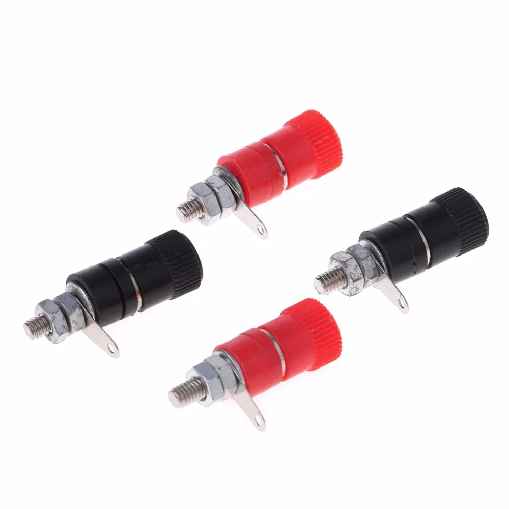 

4Pcs Speaker Amplifier Terminal Binding Post Banana Plug Socket Female Connector