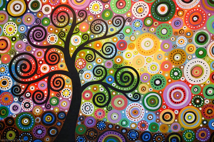 Diamond painting Cross Stitch tree stickers Full Embroidery scenery pattern 5d square Rhinestone Needlework | Дом и сад