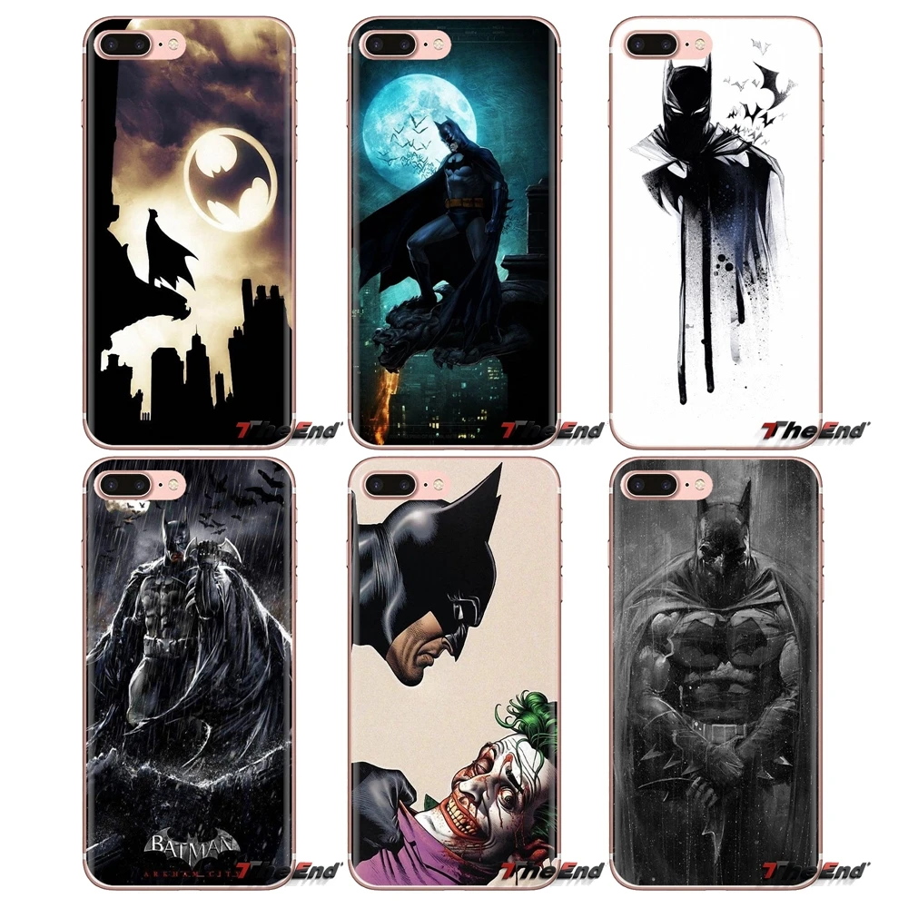 For iPod Touch Apple iPhone 4 4S 5 5S SE 5C 6 6S 7 8 X XR XS Plus MAX Silicone Phone Cover Bag Batman Bat Man Superman Dc Comics |