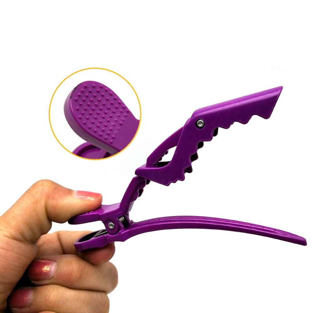 6Pcs/Pack Plastic Hair Clip Crocodile Hairpins For Hairdressing Salon Accessory Hair Care Styling Cutting Partition Steady Tool 6Pcs/Pack Plastic Hair Clip Crocodile Hairpins For Hairdressing Salon Accessory Hair Care Styling Cutting Partition Steady Tool