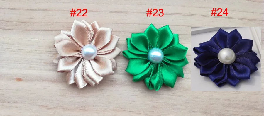 1 5 шт. цветочные ленты с жемчугом 200 дюйма|ribbon flower|flower flowerhair accessories with flowers |