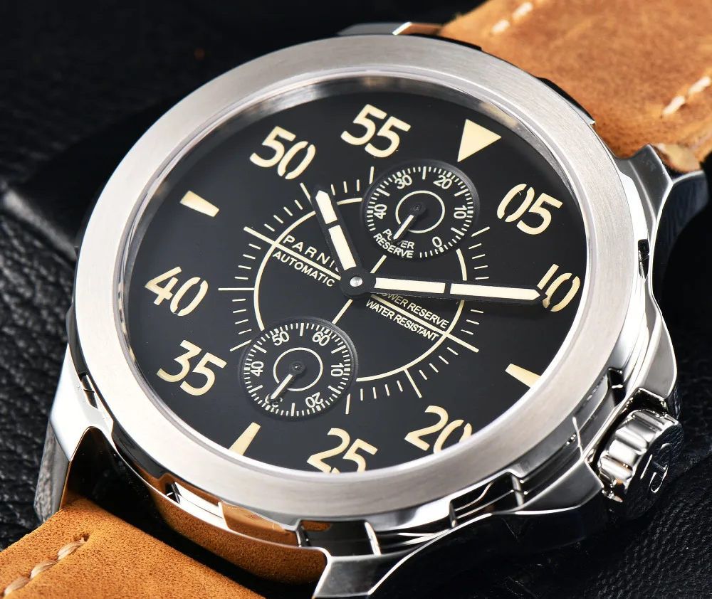 Aliexpress.com : Buy 2017 Automatic Watch Men Parnis 43mm Mechanical ...