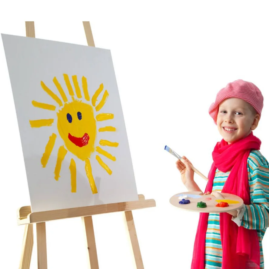 Papel Pintura Crianças Esboço Arte Pintura Pintura Placa de Papel da cor De água