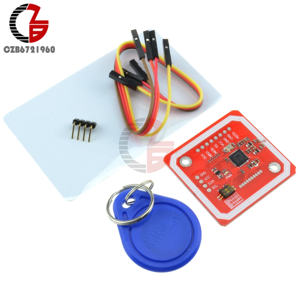 

1Set PN532 NFC RFID Wireless Module V3 User DIY Kits Reader Writer Mode IC S50 Card PCB Attenna I2C IIC SPI HSU for Arduino