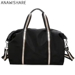 Anawishare Для женщин Дорожные сумки Для мужчин Чемодан путешествия вещевой мешок нейлон Водонепроницаемый ежедневных поездок сумки Сумка Bolso