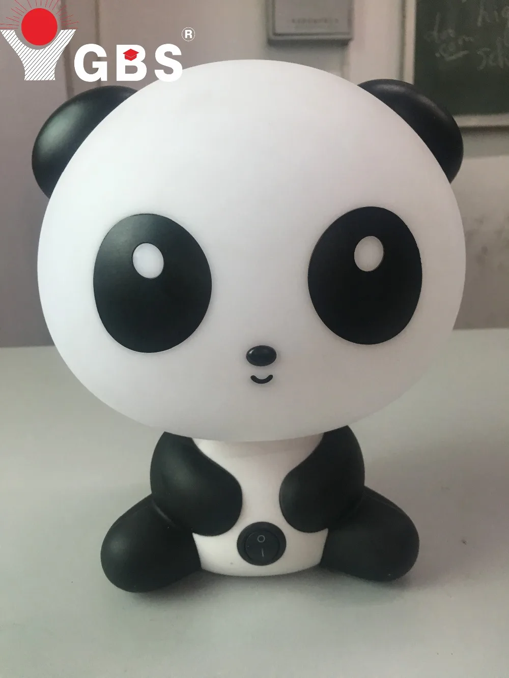 ЕС Plug Новый Cute Panda Мультфильм Настольная Лампа Животных ПРИВЕЛО Ночь лампы