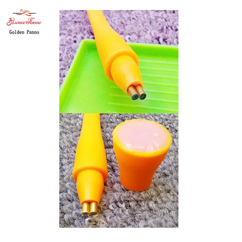 

DIY 5D Diamond painting tool stitch double head pen for Square round Diamond Embroidery Rhinestone Color Random