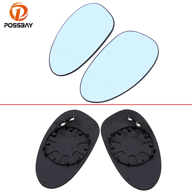 POSSBAY Car Rearview Mirror Glasses for BMW 1 Series E88 Cabrio 2008