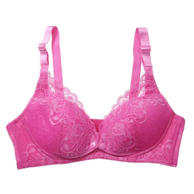 Breastfeeding Bra Plus Size Lace Cotton Maternity Nursing Bra For Breast Feeding Pregnant Women