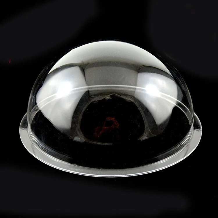 CLEAR PERSPEX ACRYLIC DOME 150mm Diameter with 20mm wide flange Retail
