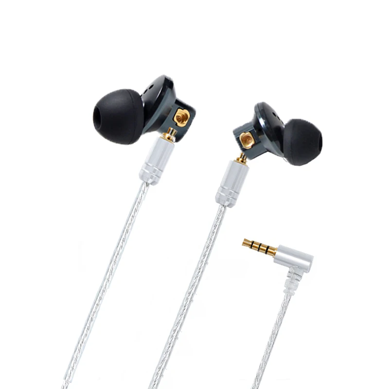 PIZEN ZS100 наушники вкладыши с динамическим приводом DJ металлические микрофоном