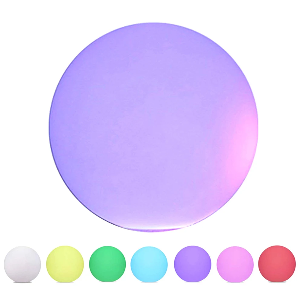 

Solar LED Light Ball Cordless Night Lights with Remote Control Rechargeable Pool Floating Orb _WK