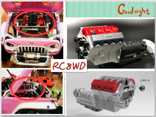 CD15827 масштаб 1/10 RC WRANGLER гусеничный грузовик Capo jkmax оригинальный G2 комплект шкива