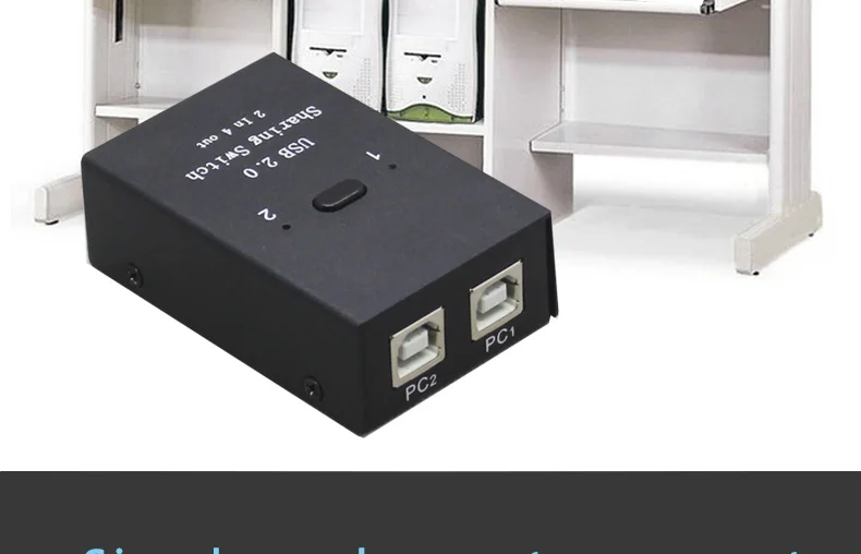 Usb-хаб usb ручной переключатель 2 в 4 из клавиатуры и мыши общий переключатель принтер общий доступ для вычислений