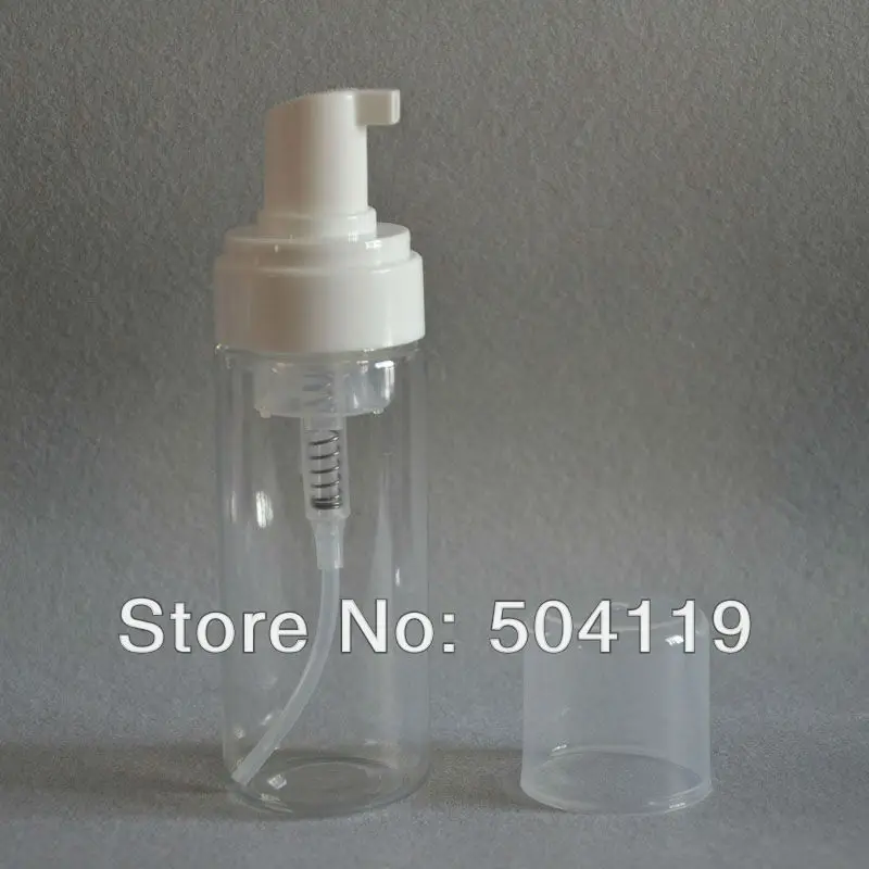 

60ml Clear Foaming Bottle Froth Pump Soap Mousses Liquid Dispenser Foam Bottles With Cap Plastic Shampoo Lotion Bottling