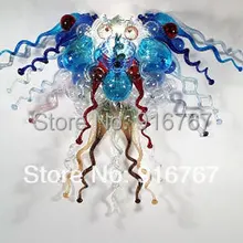 LR245-Free ручное выдувание кулон стеклянные художественные цветы