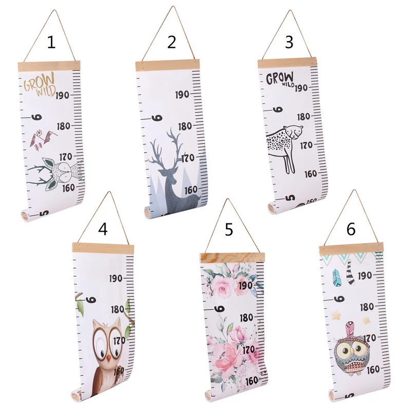 

Props Wooden Wall Hanging Baby Height Measure Ruler Wall Sticker Decorative Child Kids Growth Chart for Bedroom Home Decoration