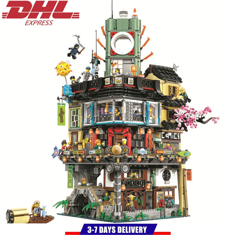 LEPIN Ninjagoed City Building K Blocks Sets Bricks Ninja Masters Movie Classic Model Kids Toys Marvel Compatible Legoings lepin town bus station city building blocks sets kits bricks model kids classic toys marvel compatible legoings