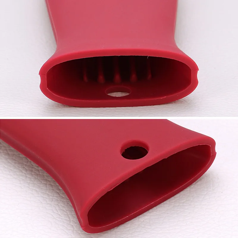 

Silicone Hot Handle Holder Non-Slip Potholder Pot Iron Skillet Grip Sleeve Cover for Kitchen Pan LAD-sale