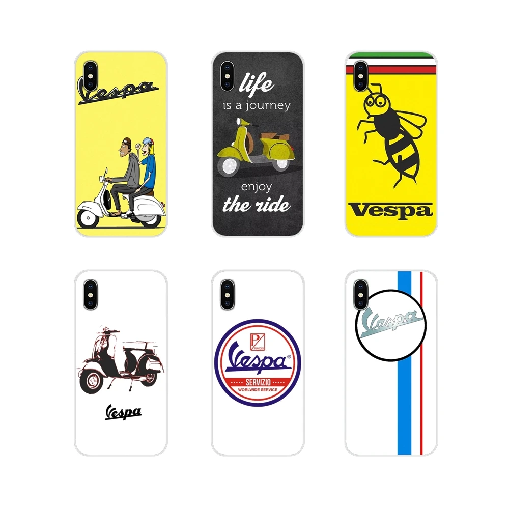 

For Xiaomi Mi6 A1 5X 6X Redmi Note 5 5A 4X 4A 4 3 Plus Pro pocophone F1 Accessories Phone Shell Covers Vespa Scooter