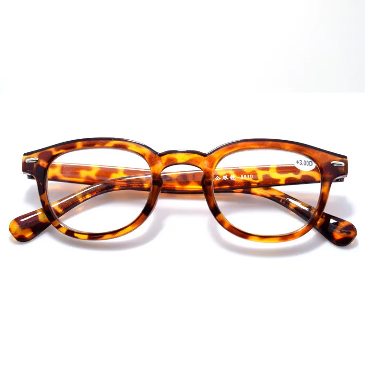 Леопардовые черные очки для чтения в ретро стиле круглые мужские и женские мощность+ 1,0+ 1,5+ 2,0+ 2,5+ 4,00 пресбиопические Gafas Lunettes де Лекция